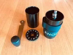 Image showing the parts of the Knock Aergrind