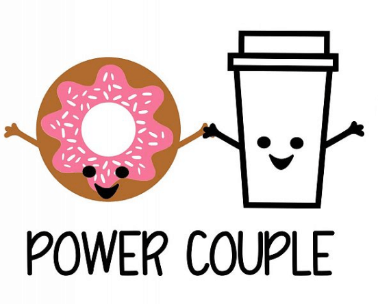 Coffee and Donut SVG