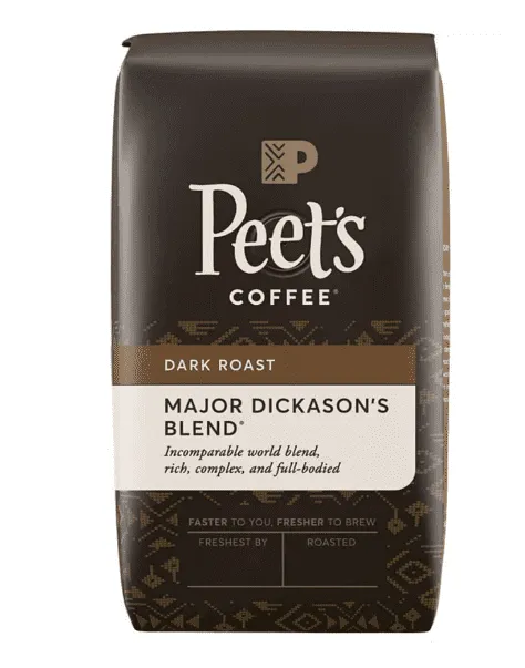 Peet's Major Dickason's Dark Roasted Ground Coffee