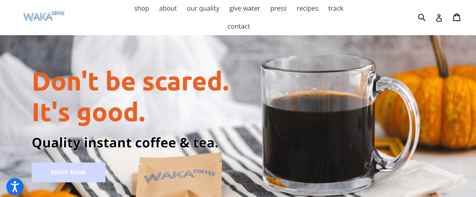 Waka Coffee Website