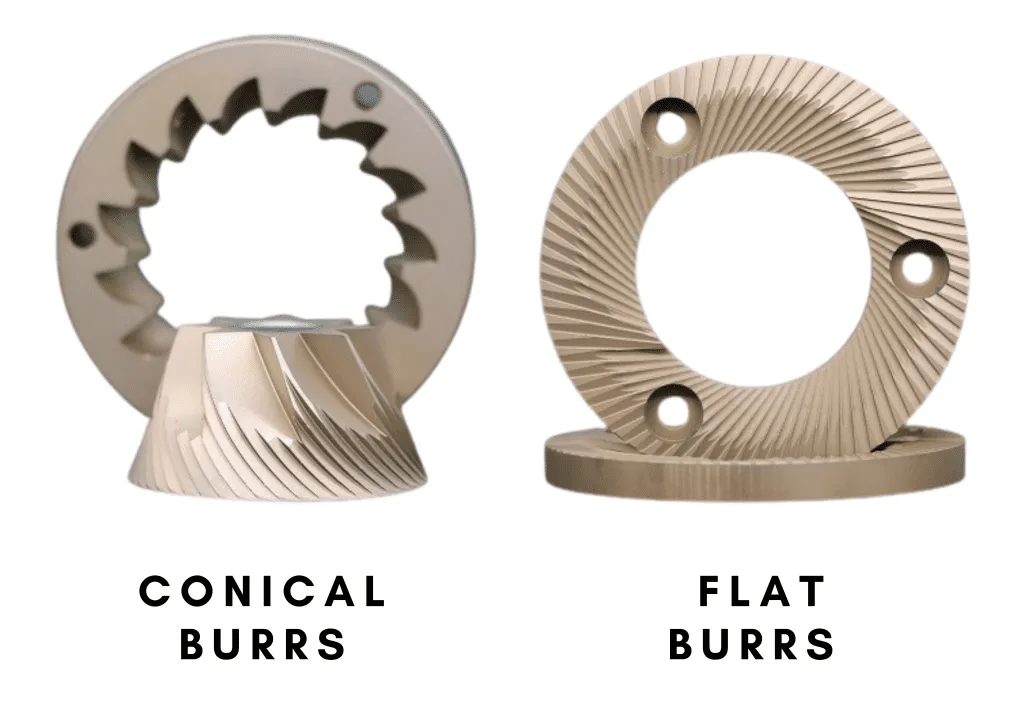 Conical vs Flat burrs