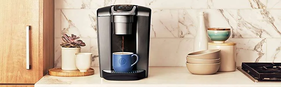 Keurig K-Elite Brushed Silver Programmable Single-Serve Coffee Maker at