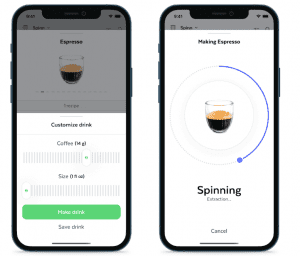 Spinn Coffee Maker App